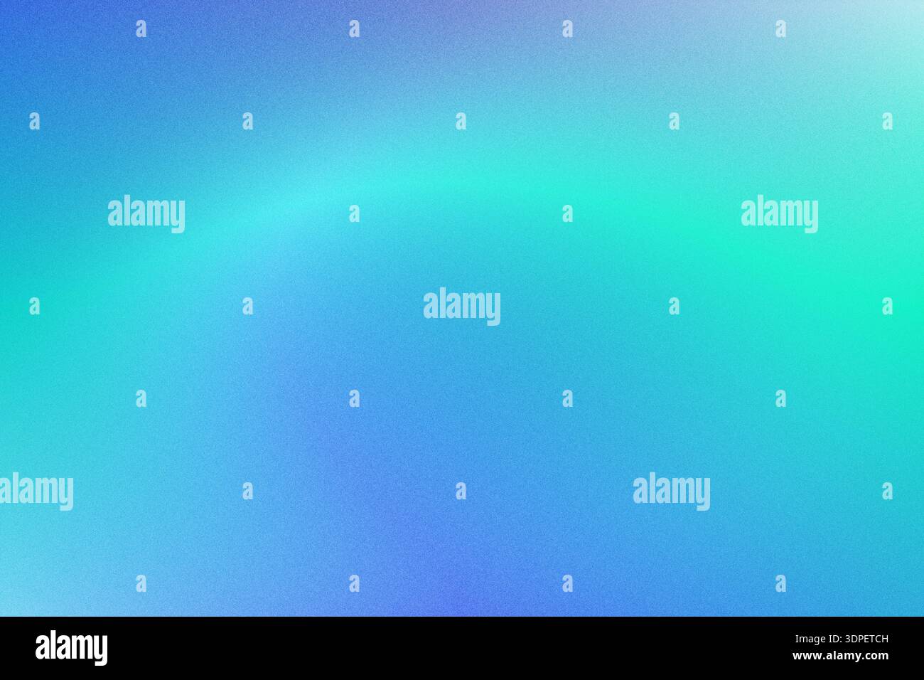 Smooth gradient shifting from blue to cyan with light grainy texture Stock Photo