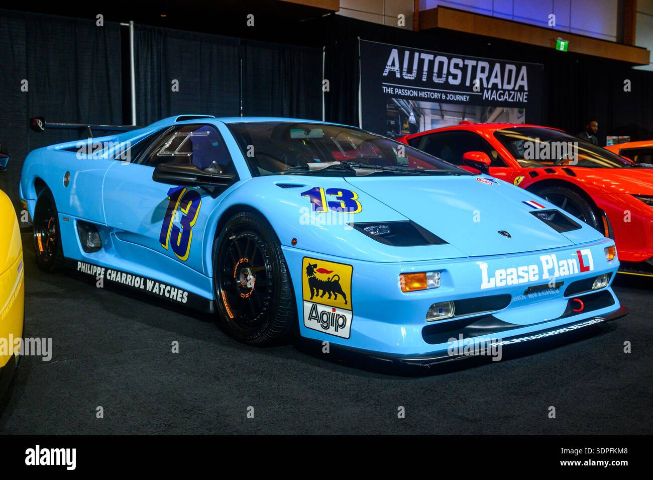 Diablo Racing Team Toronto, ON, Canada - February 13, 2026: Lamborghini Diablo GT race car ...