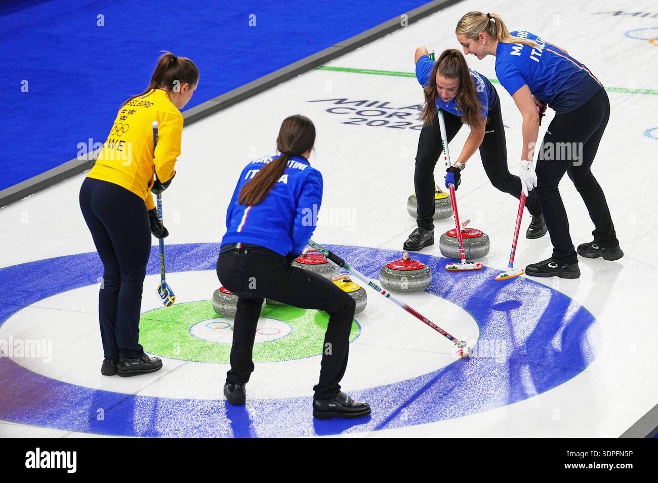 Italy's Giulia Zardini Lacedelli, Elena Mathis, and Stefania ...