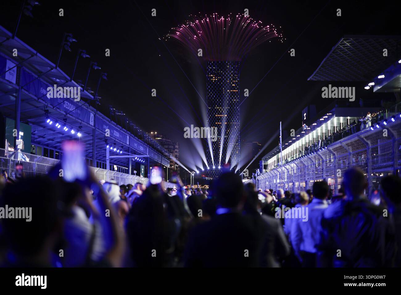 illustration grille de depart, starting grid during the Jeddah ePrix ...