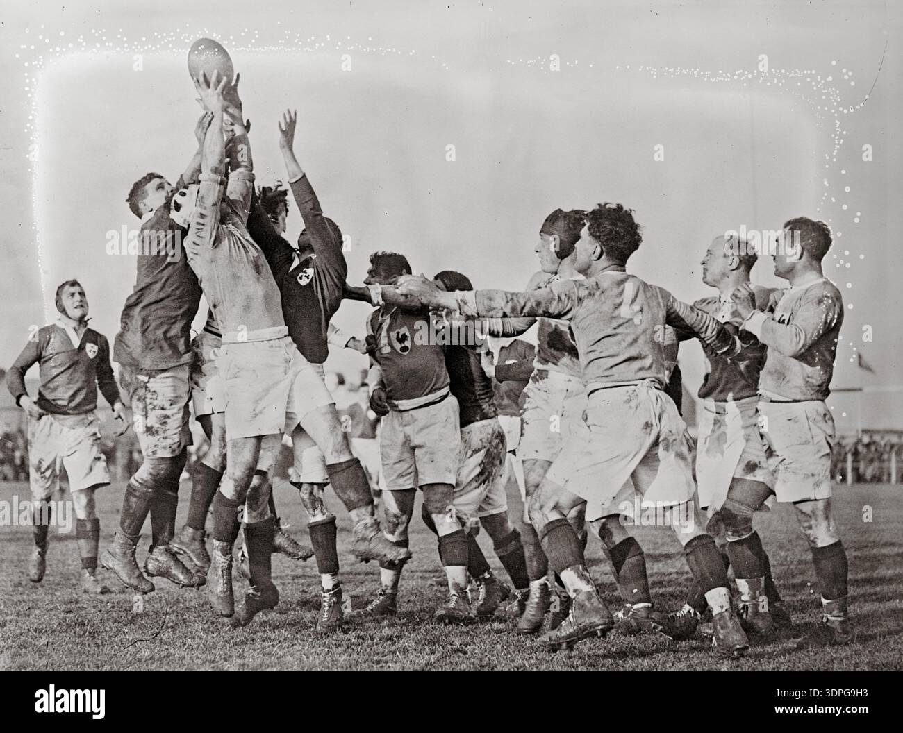 Vieille Photo D'époque De L'équipe De France De Rugby Union De 1931 – Superbe Souvenir Vintage Pour Collectionneurs