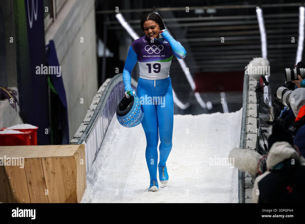 Valentina Margaglio ITA During The Olympic Winter Games Milano Valentina Margaglio Ita During The Olympic Winter Games Milano Cortina 2026 Skeleton Women On February 14 2026 At Cortina Sliding Center In Cortina Dampezzo Italy 3DPGFN4 