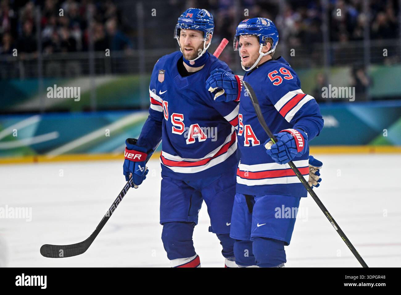 14/02/2026, Milano, Santa Giulia Ice Hockey Arena, Winter Olympics: USA ...