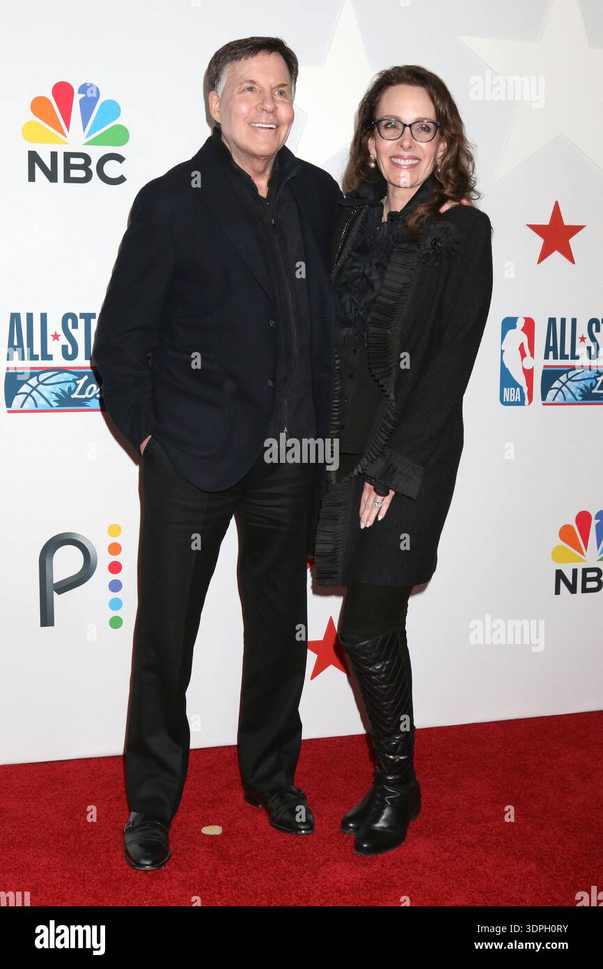 Los Angeles, USA. 13, February, 2026. Pictured left to right, Bob ...