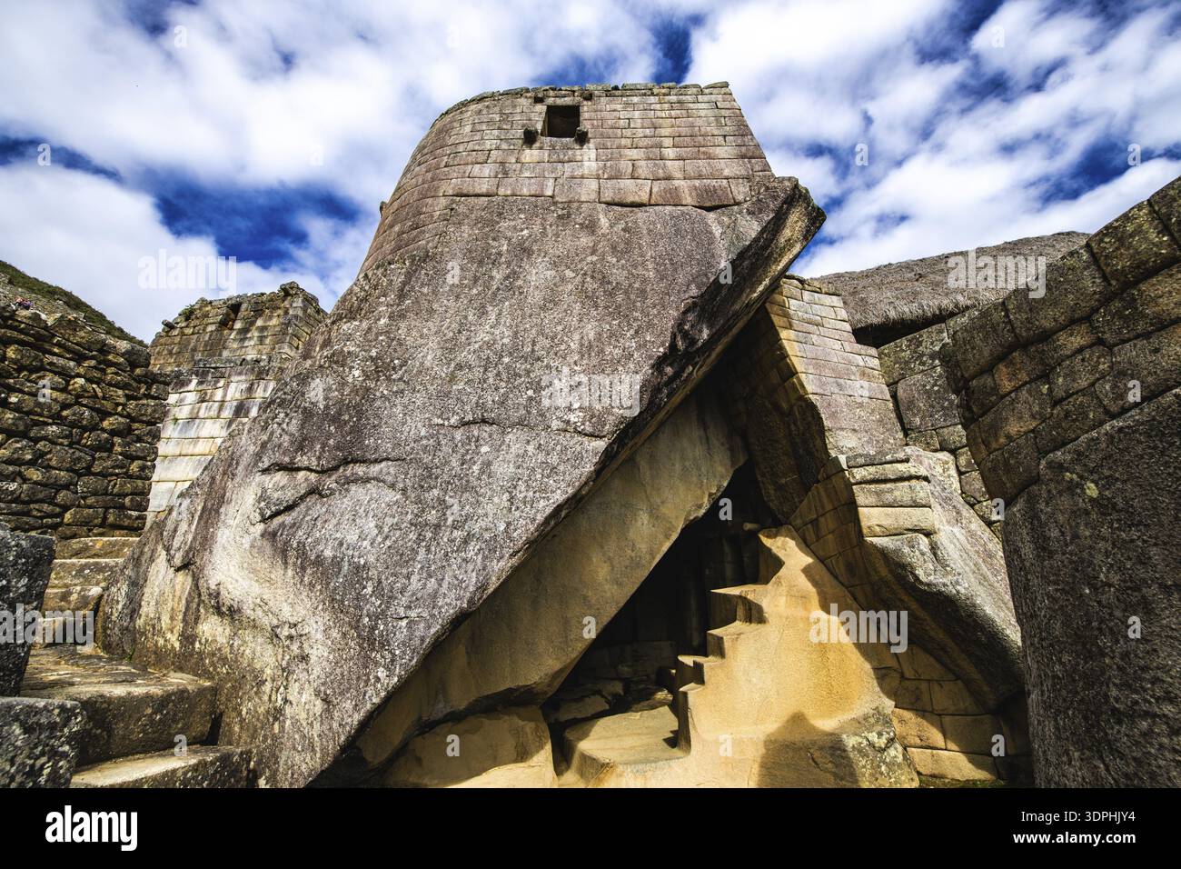 Inca Defense Inca defense defence tower, Machu Picchu, UNESCO World Heritage Site ...