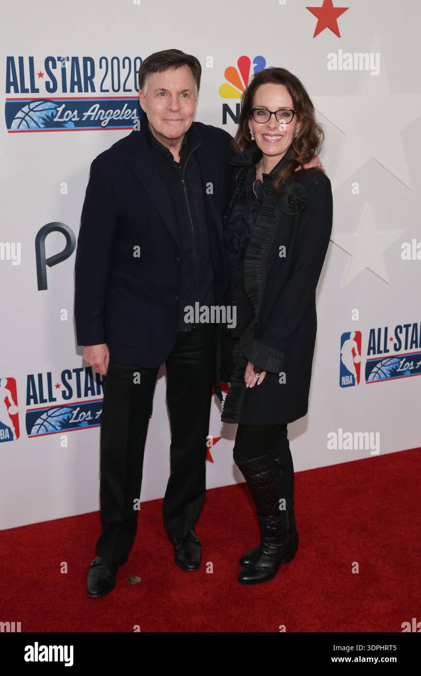 Bob Costas and Jill Sutton attend the 'LA Clippers & Comcast ...
