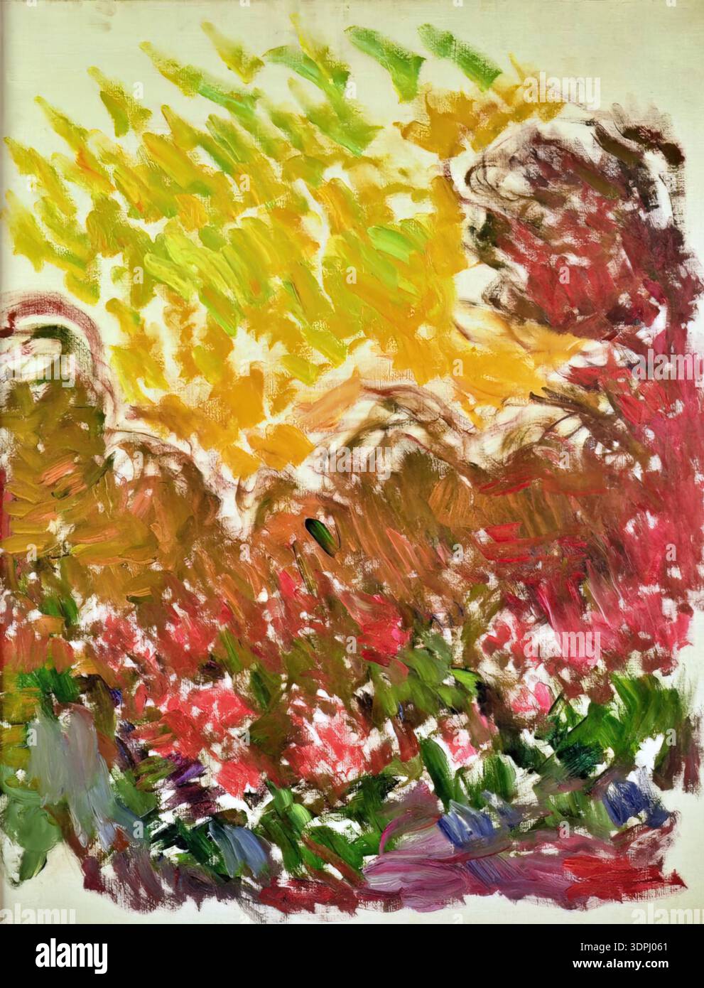 Claude Vector Image Claude Monet 'Giverny Garden (Jardin Giverny)' 1922-26 Stock Vector ...