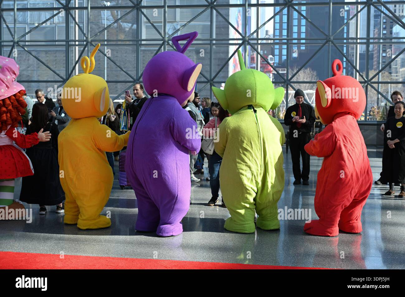 New York USA 14th Feb 2026 Teletubbies Costumed Characters On Day 1 New York Usa 14th Feb 2026 Teletubbies Costumed Characters On Day 1 Of The North American International Toy Fair 2026 At Javits Center In New York Ny On February 14 2026 Photo By Efren Landaossipa Usa Credit Sipa Usalamy Live News 3DPJ5JH 