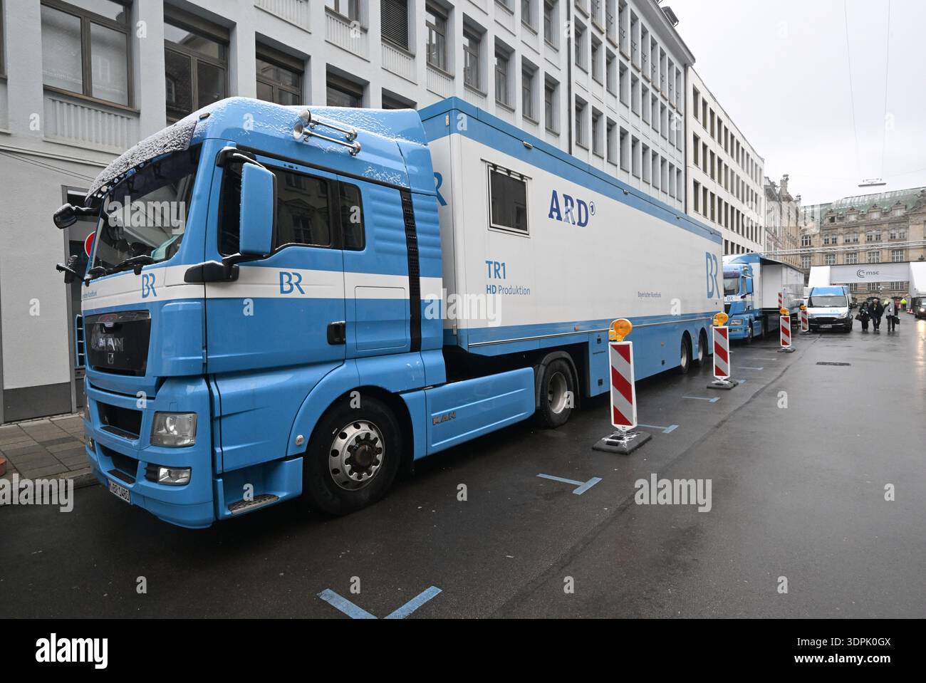 Munich, Germany. 15th Feb, 2026. A Bayerischer Rundfunk (BR ...