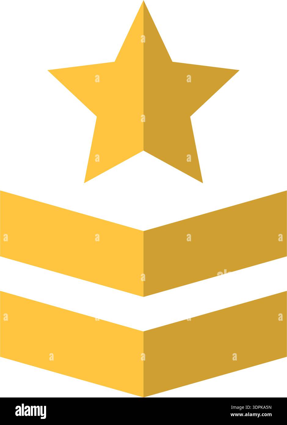 Military rank icon symbol design templates isolated on white background ...