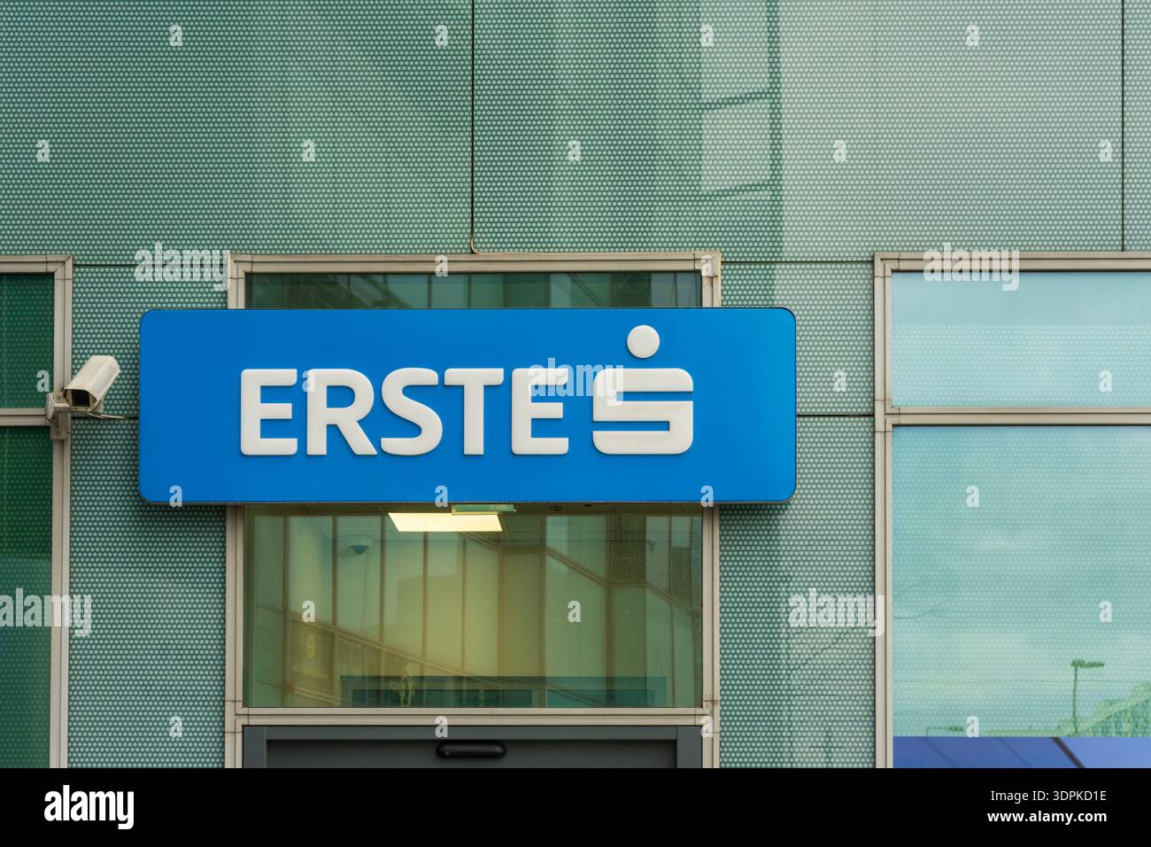 Erste Corporate signage at Erste Bank Hungary headquarters (Erste Tower ...