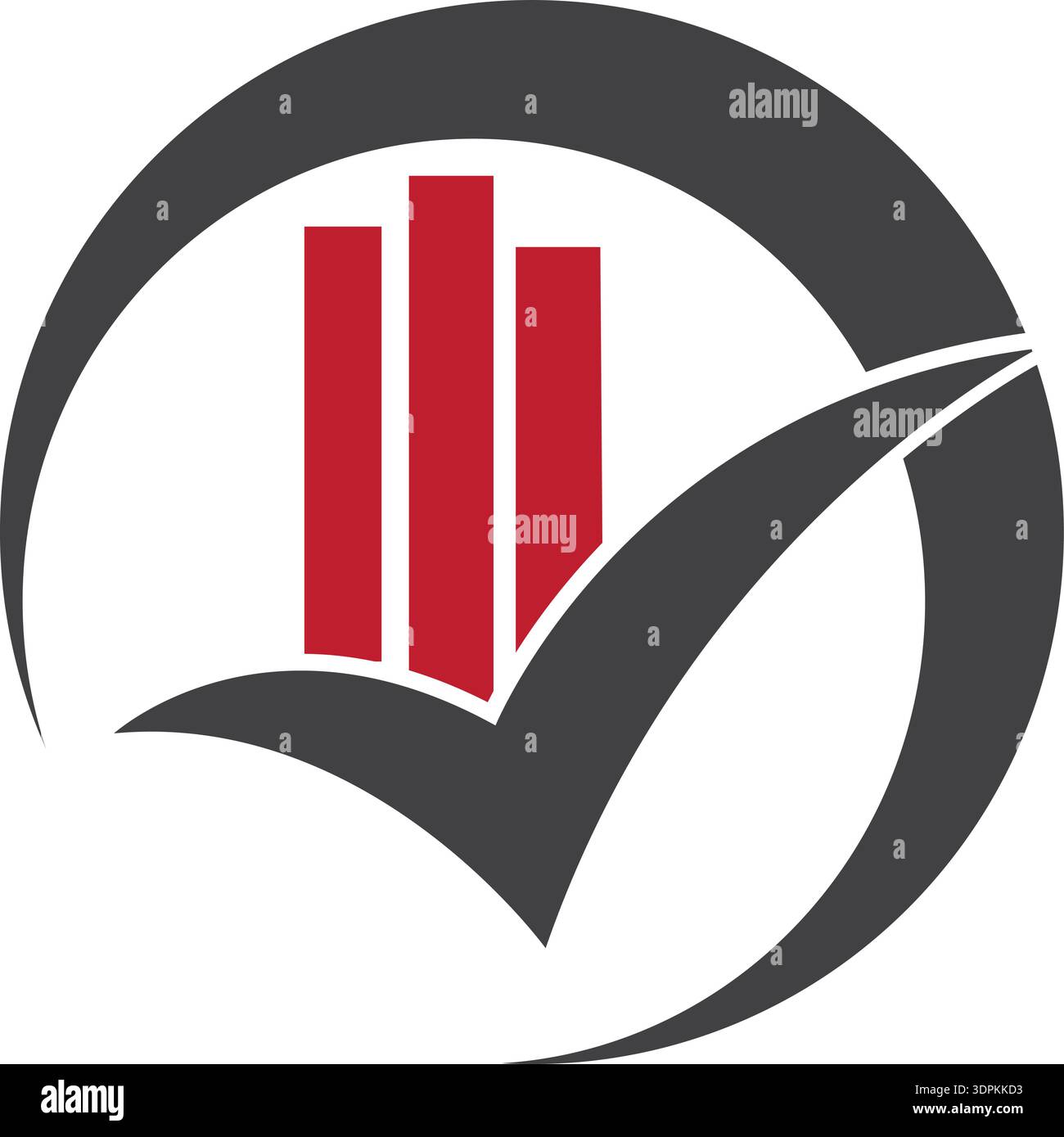 c and check mark logo vector V Letter Logo Template Stock Vector