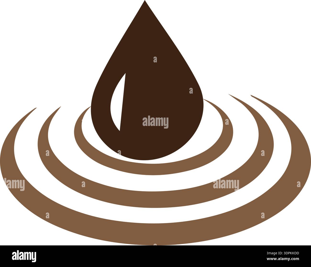 Coffee drop logo design.with a cross.Unique coffee logo Stock Vector