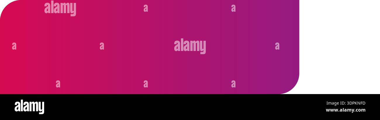 A rectangular infographic element with rounded corners, gradient fill, and inner white rounded shape for information layout. Stock Vector