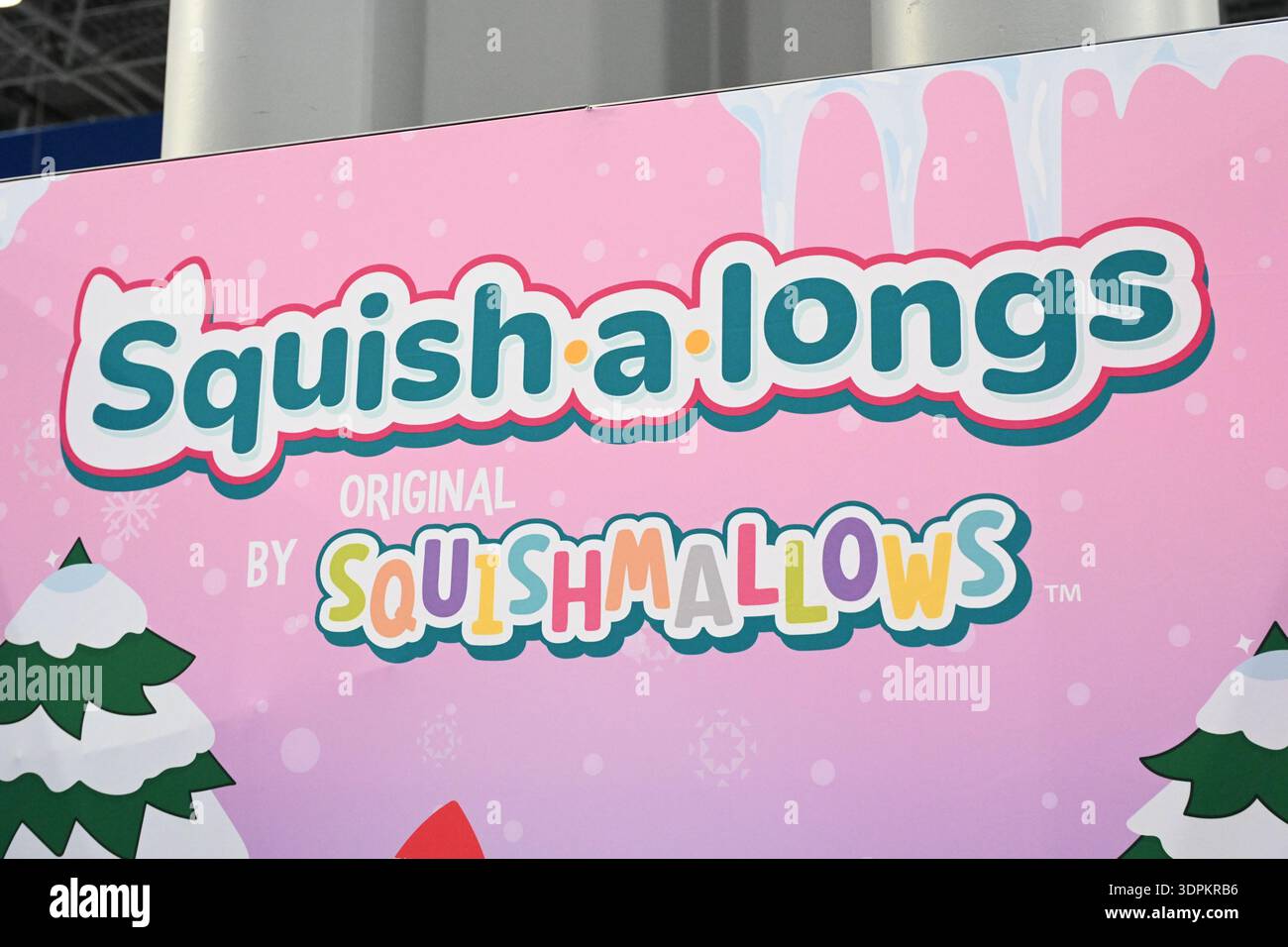Squishmallows Squish-a-longs signage on Day 1 of the North American ...