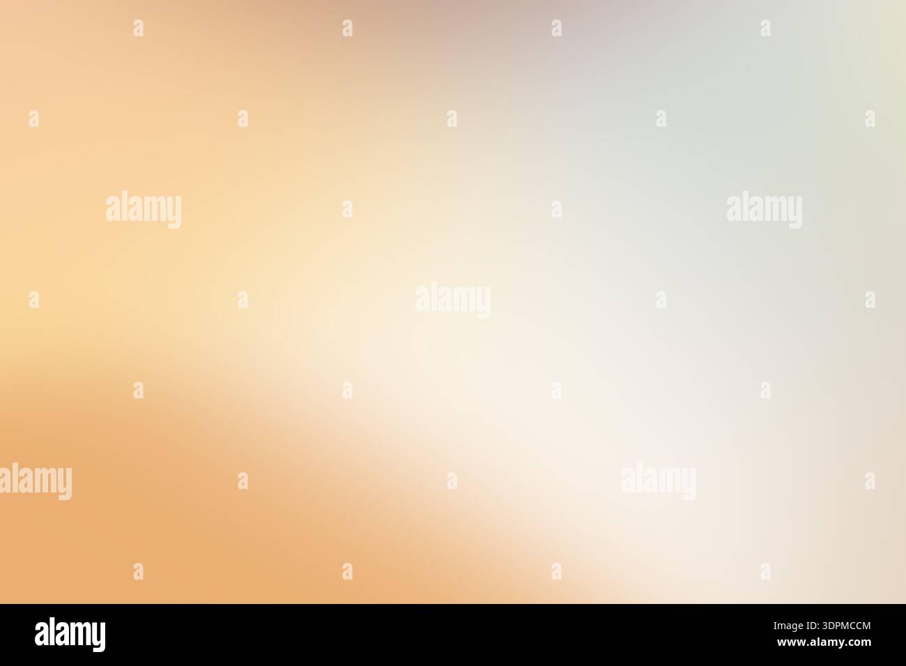 Gradient background showing soft light blending orange, yellow and beige tones Stock Photo