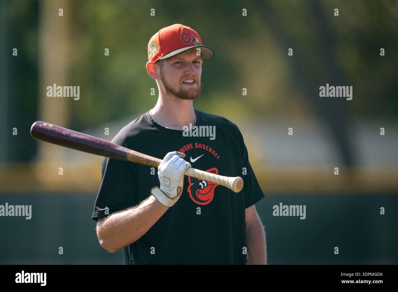 Sam Baltimore Baltimore Orioles' Sam Huff works out during spring training baseball ...