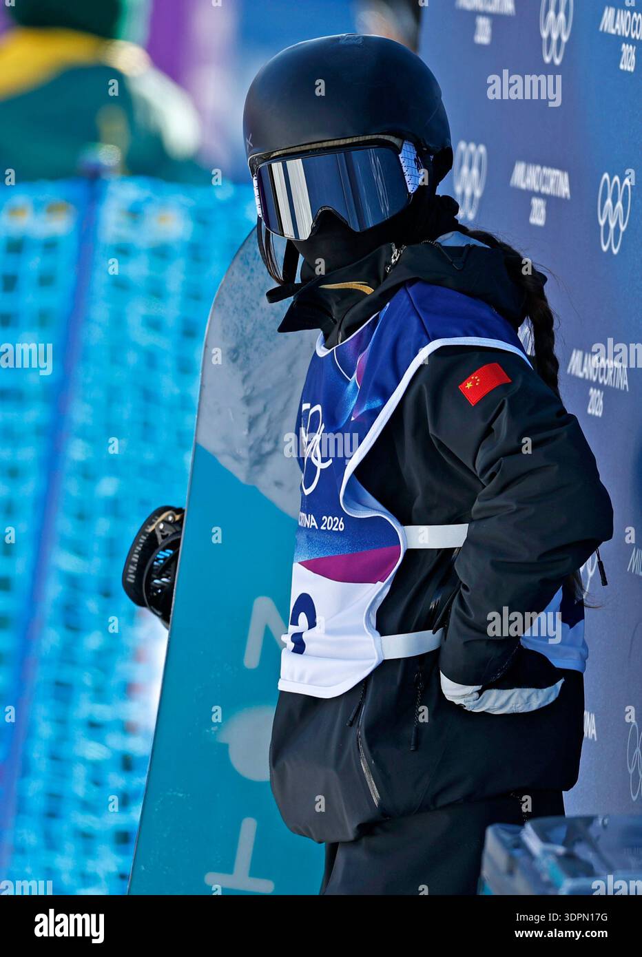 (260215) -- LIVIGNO, Feb. 15, 2026 (Xinhua) -- Zhang Xiaonan of China ...