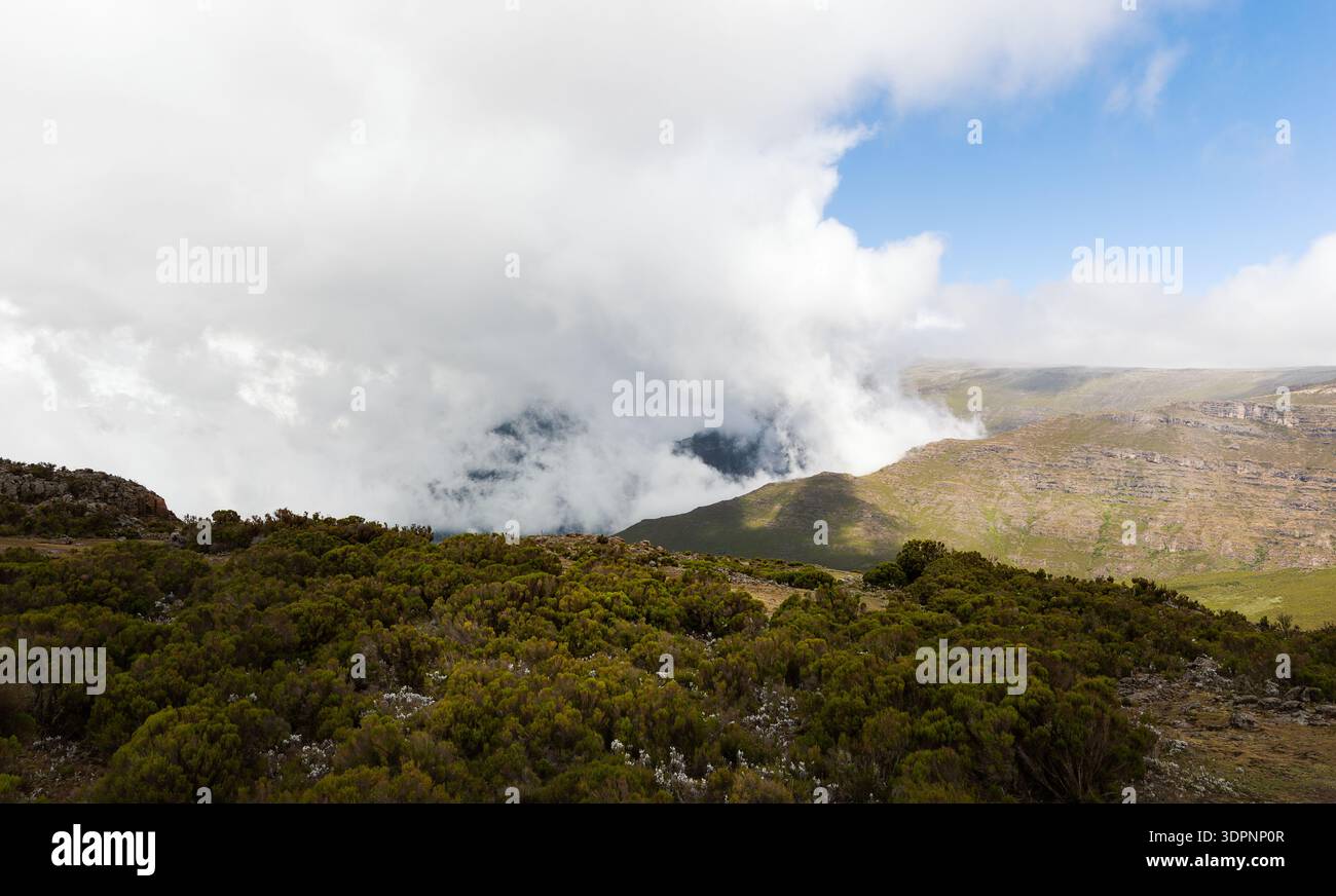 Dramatic mist low clouds drift hi-res stock photography and images - Alamy