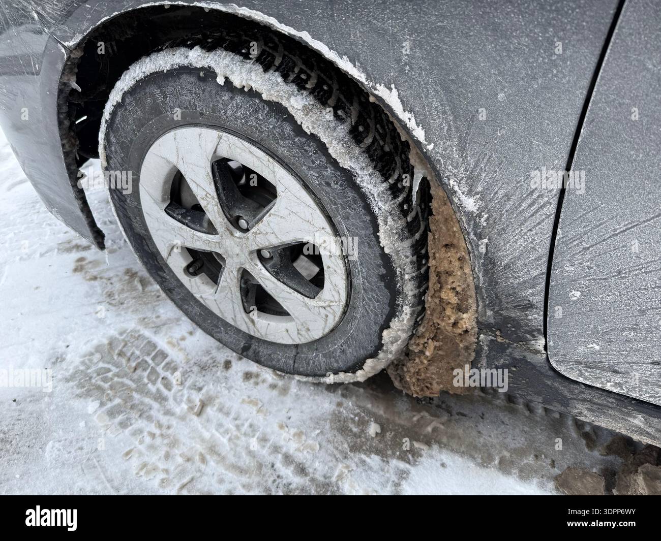 Deflated Car Wheel problem hi-res stock photography and images - Alamy