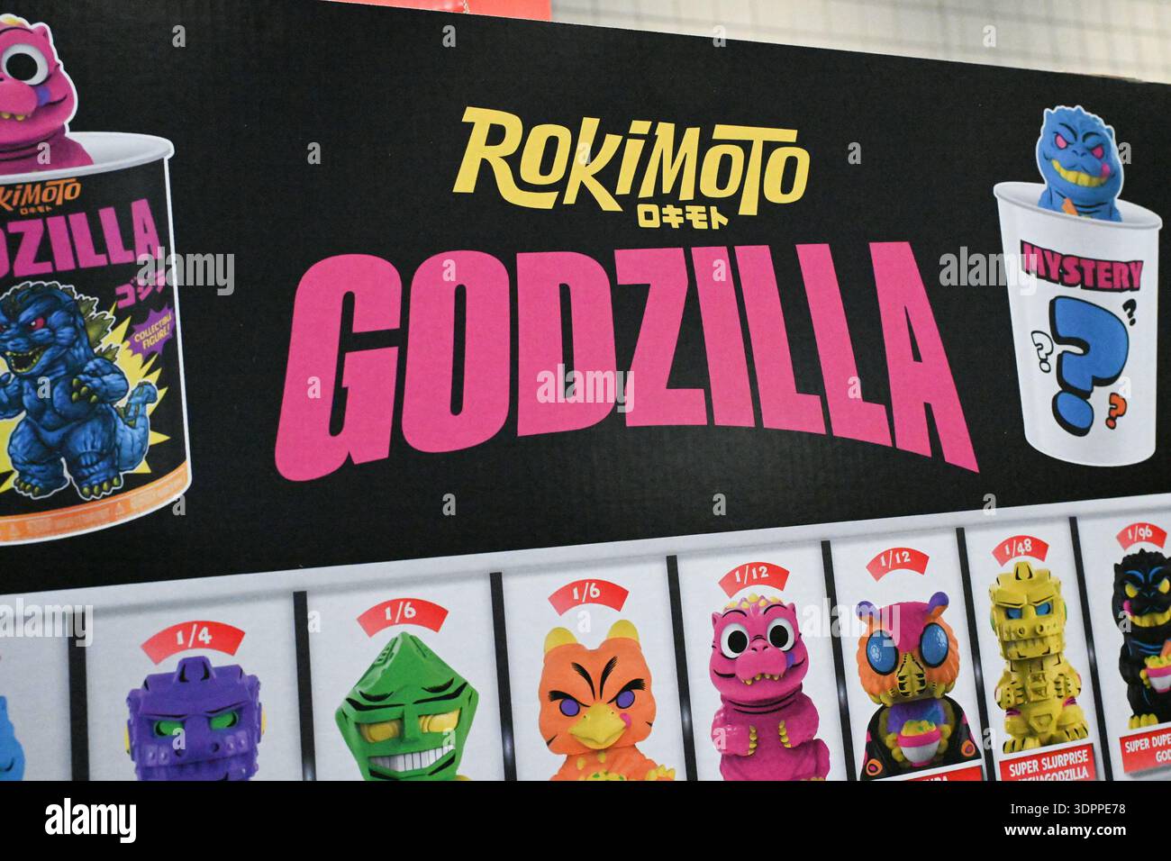 Funmaker Inc. Rokimoto Godzilla signage on Day 2 of the North American ...