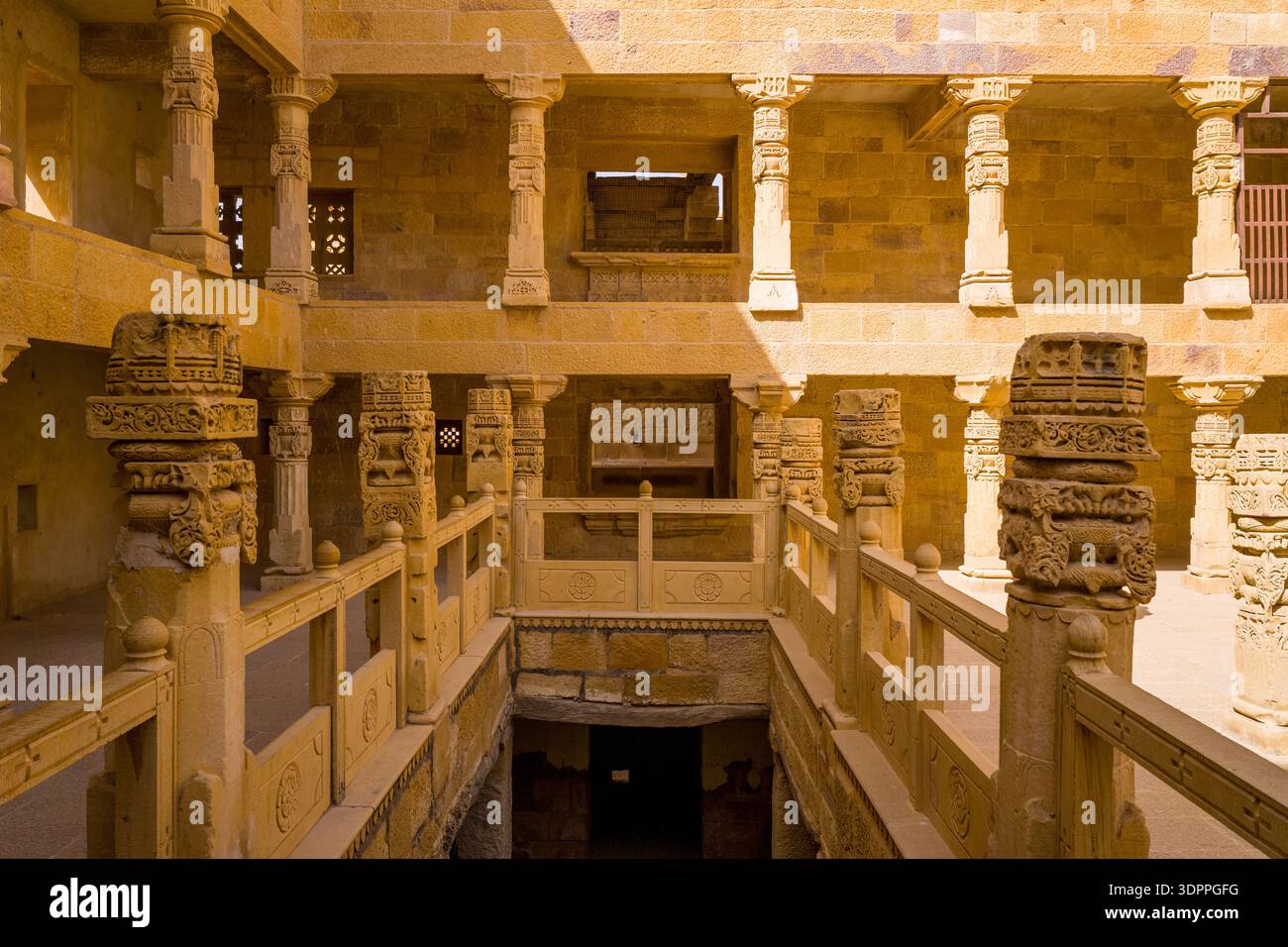 Jaisalmer India March 28 2022 The Image Shows A Courtyard With jaisalmer-india-march-28-2022-the-image-shows-a-courtyard-with