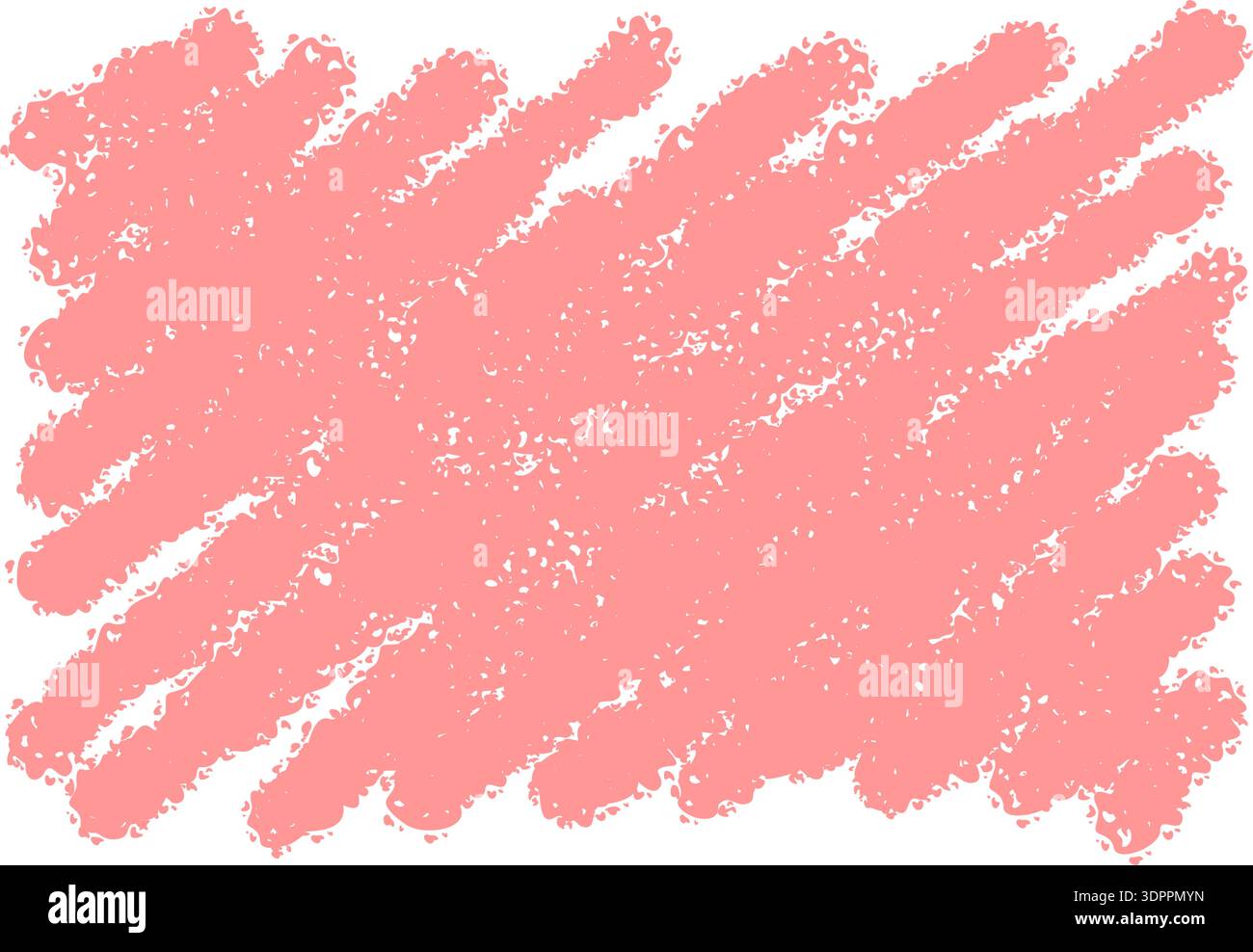 Pink Crayon Scribble Rectangle Text Box Stock Vector