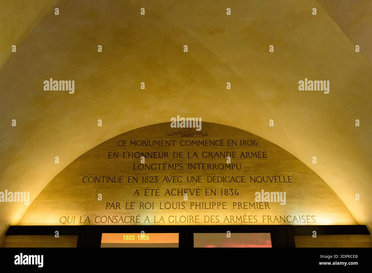 French Inscription Timeline wall display hi-res stock photography and images - Alamy