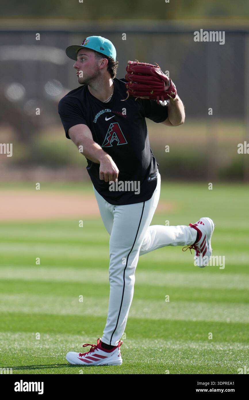 Arizona Diamondbacks pitcher Brandon Pfaadt works out during spring ...