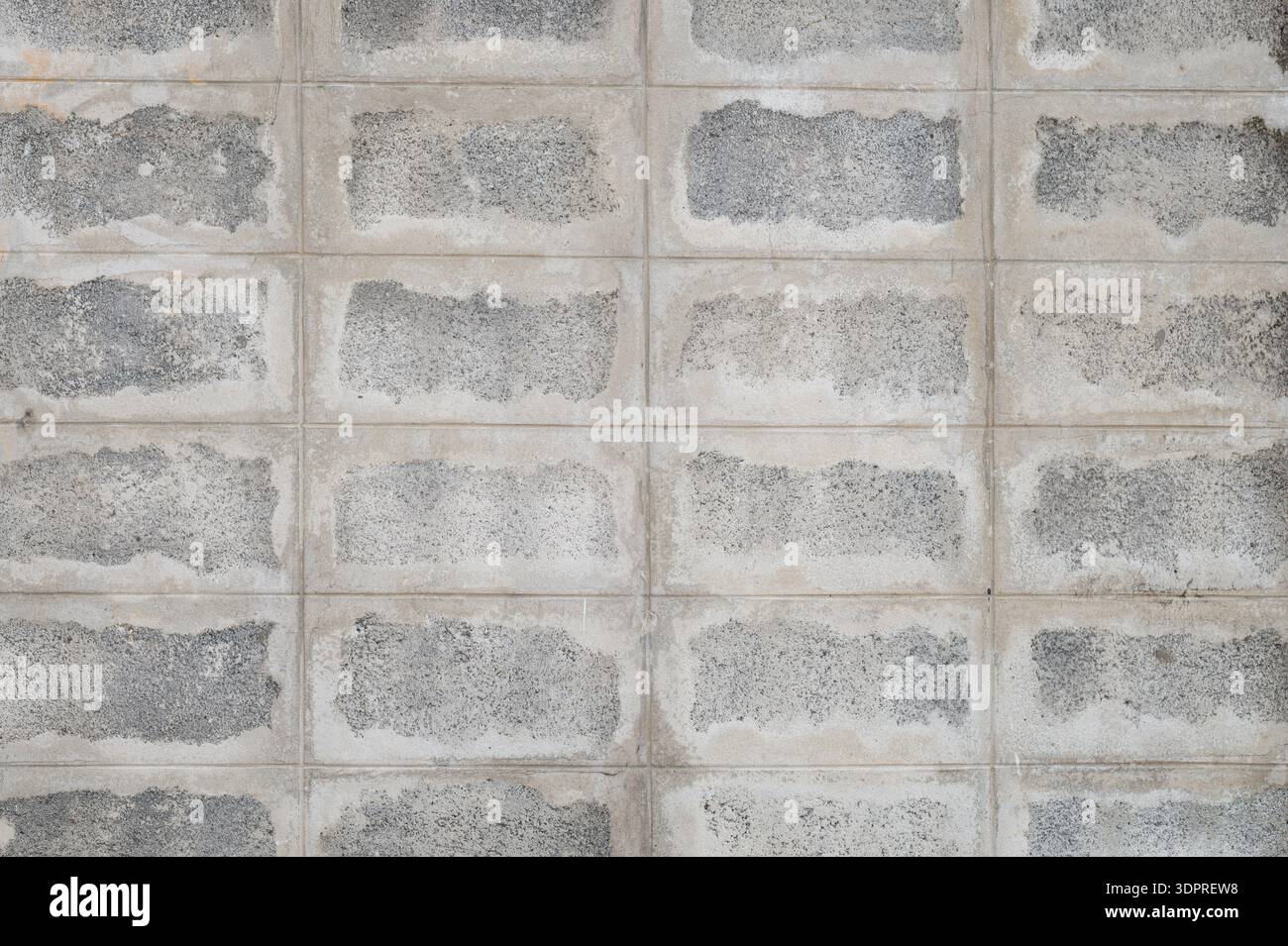 Grey concrete block wall texture background for industrial design Stock Photo