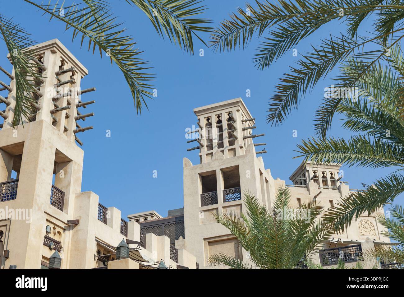Dubai, United Arab Emirates. June 30th 2019. Traditional Emirati Wind ...