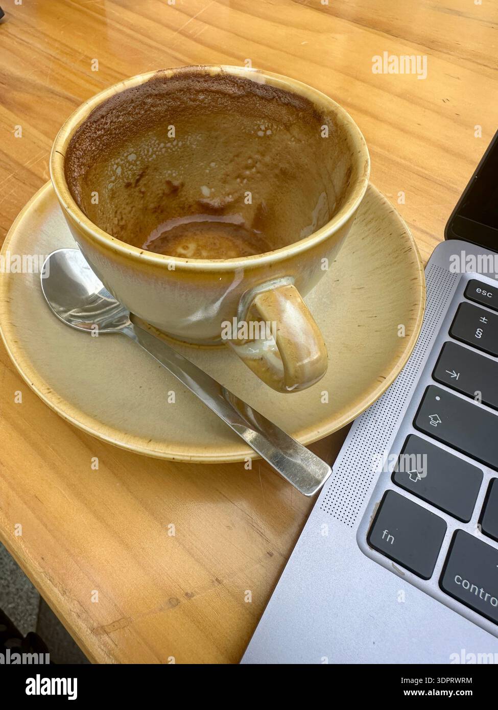 Empty Coffee Cup Stock Photo