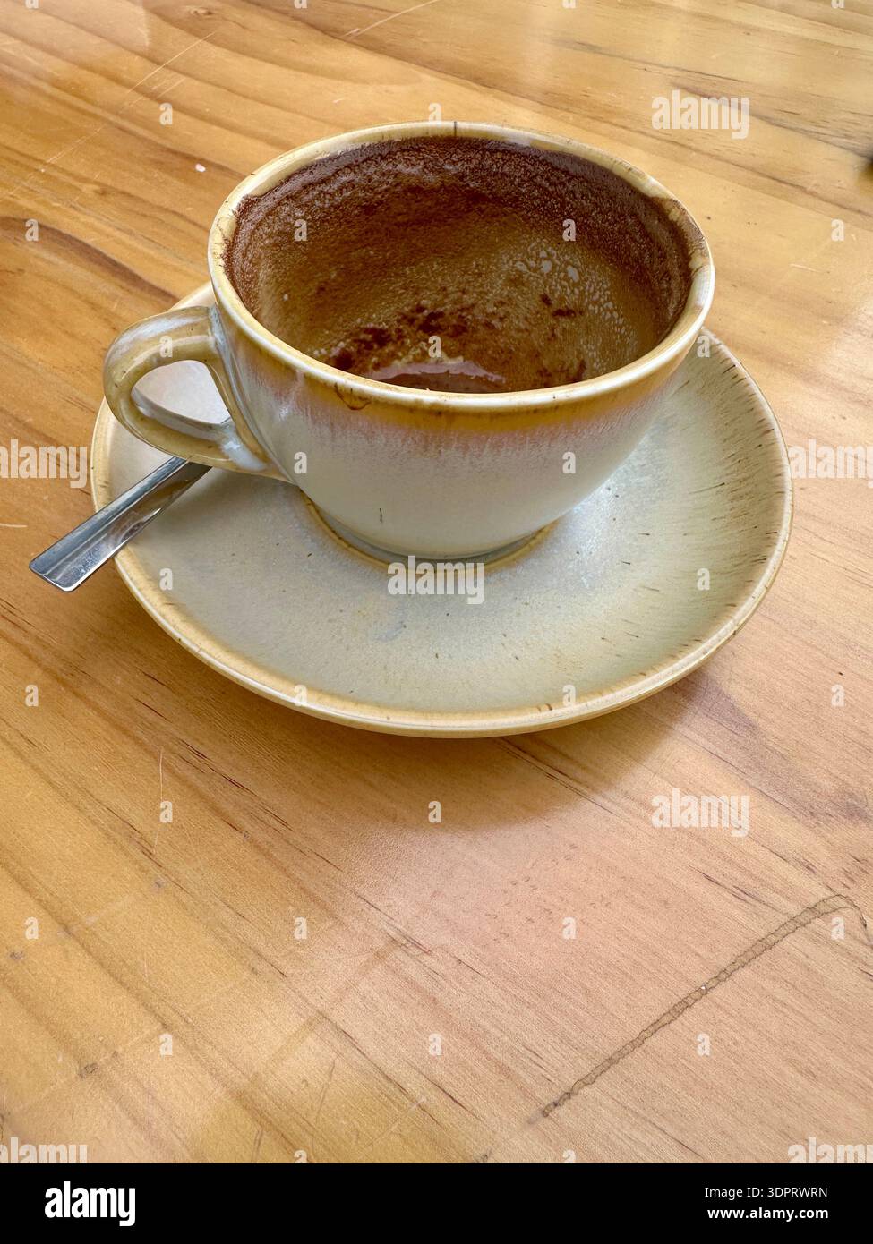 Empty Coffee Cup Stock Photo