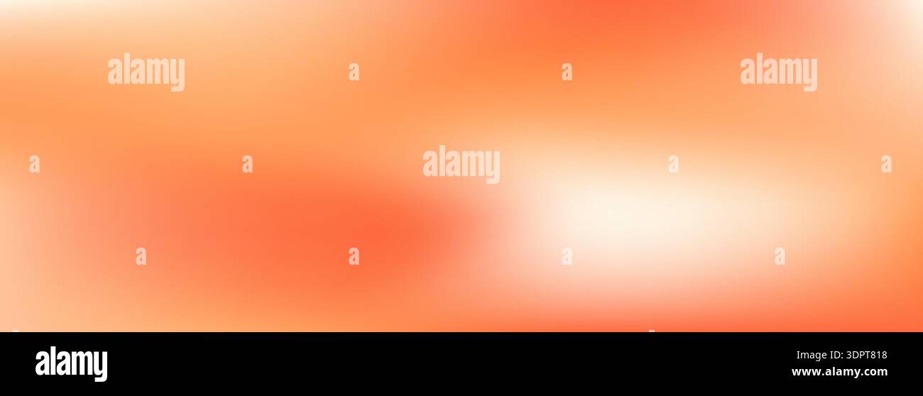 Sunset gradient with orange and coral color. Stock Vector