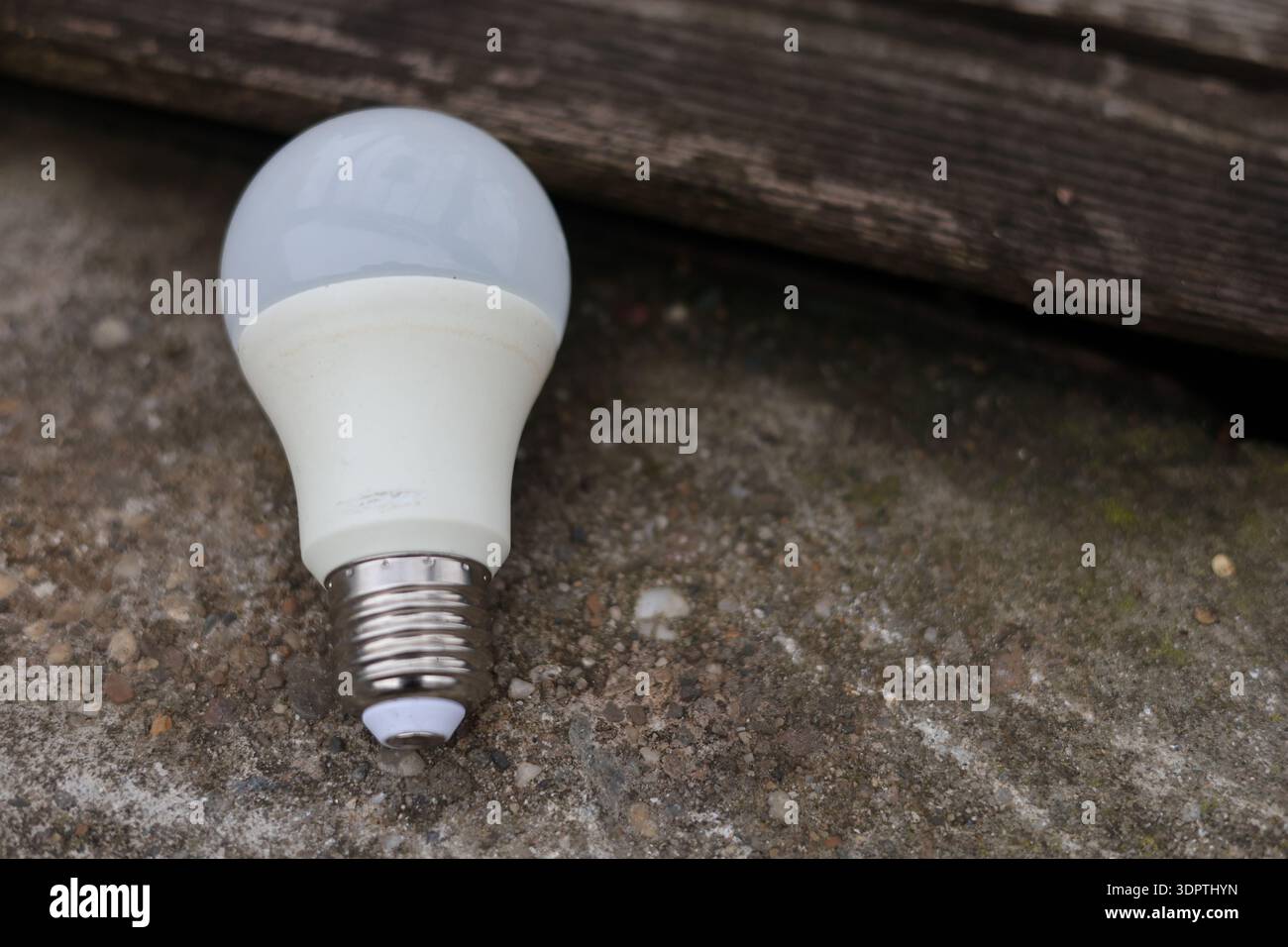 Electric led economy light bulb concept shot Stock Photo - Alamy