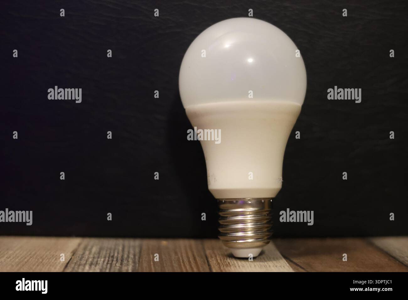Electric led economy light bulb concept shot Stock Photo - Alamy