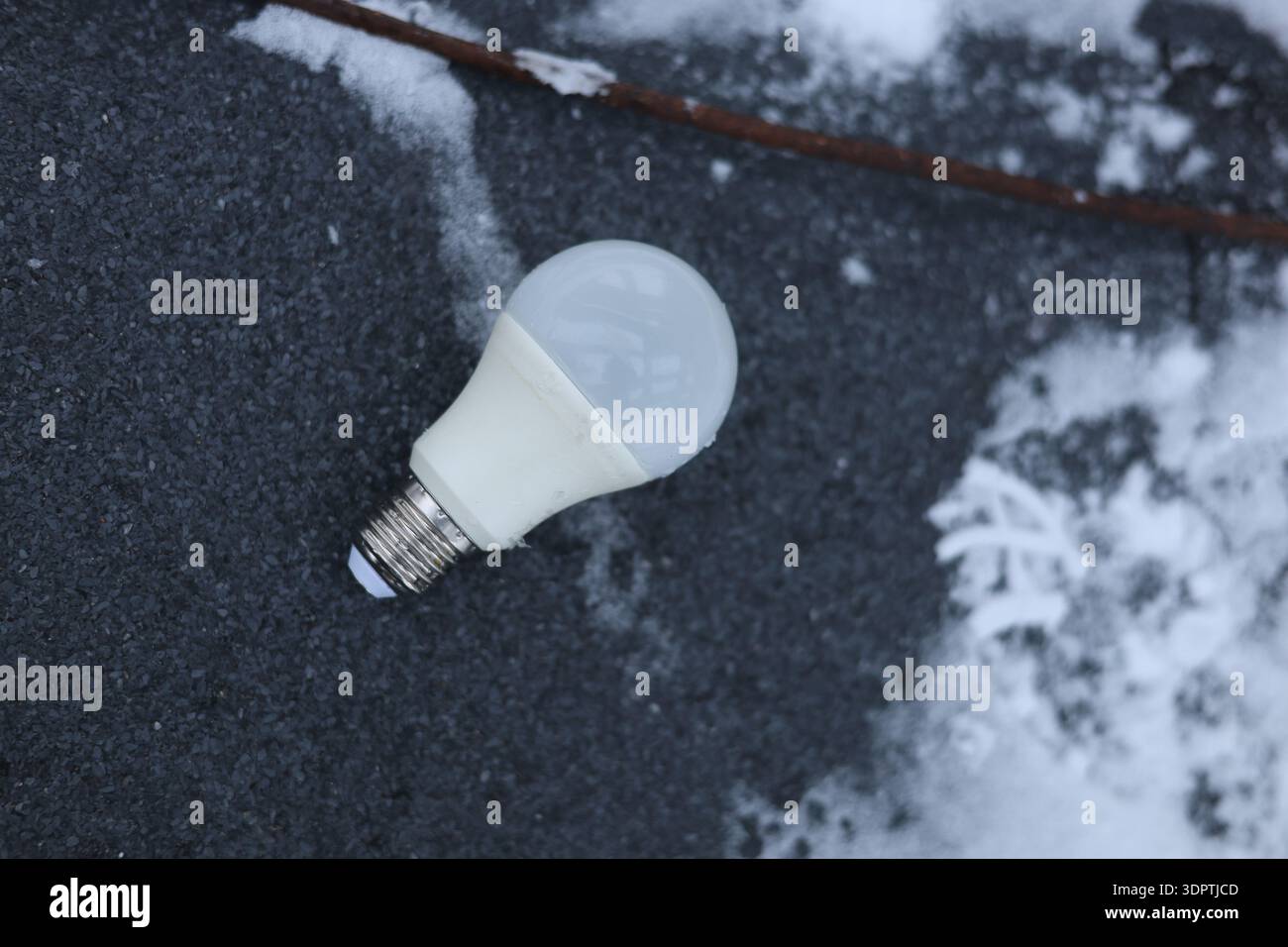 Electric led economy light bulb concept shot Stock Photo - Alamy