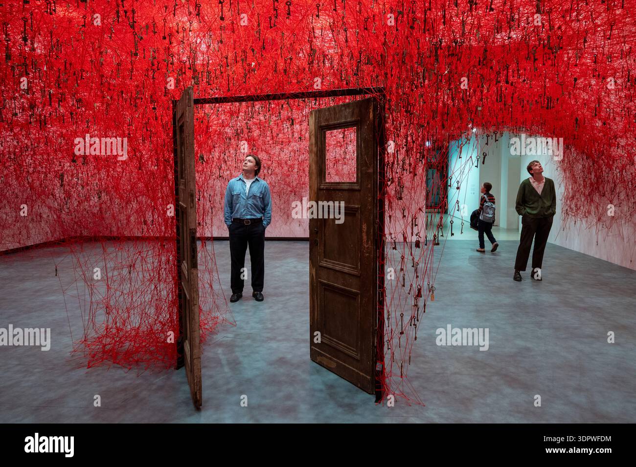 London, UK. 16 February 2026. Staff members with ‘Threads of Life ...
