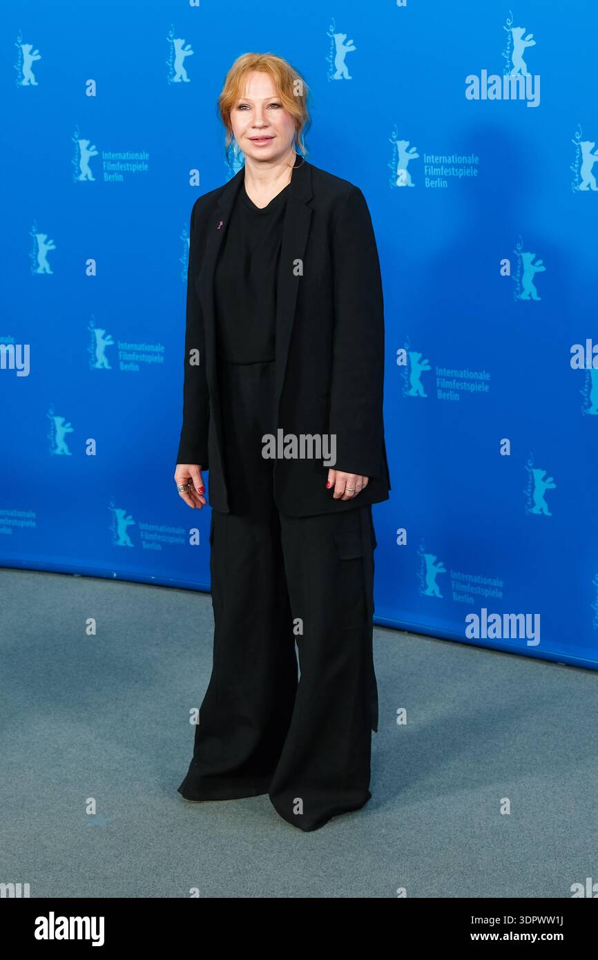 Berlin, Germany. 16 February 2026. Birgit Minichmayr poses at the ...