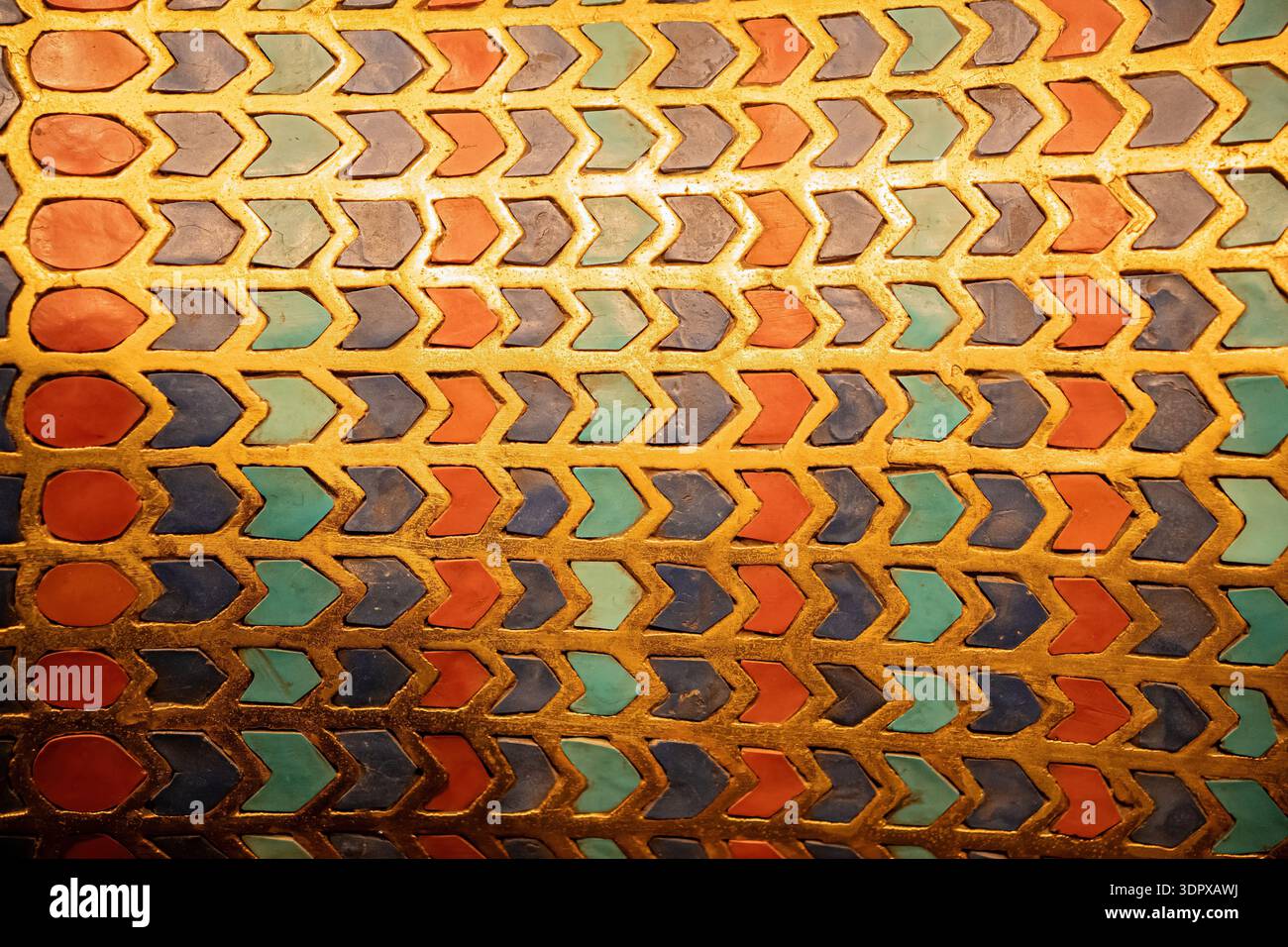 Old Scared Pattern Egyptian gold relief pattern hi-res stock photography and images - Alamy