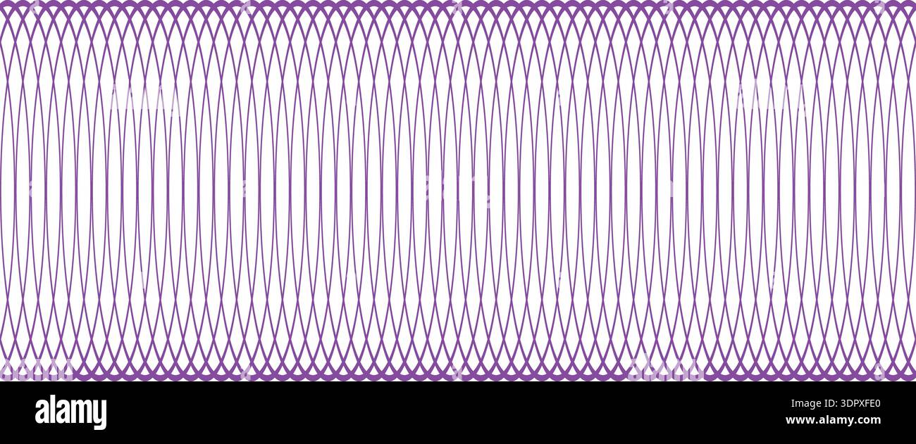 Purple Geometric Seamless Line Pattern Background Stock Vector