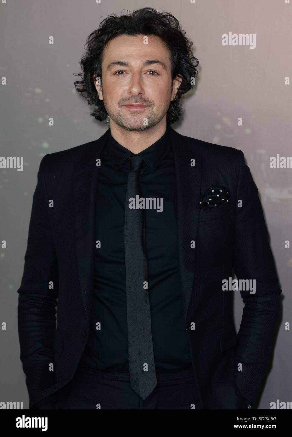 Alex Zane attending the European Gala Screening of 'Crime 101' held at ...