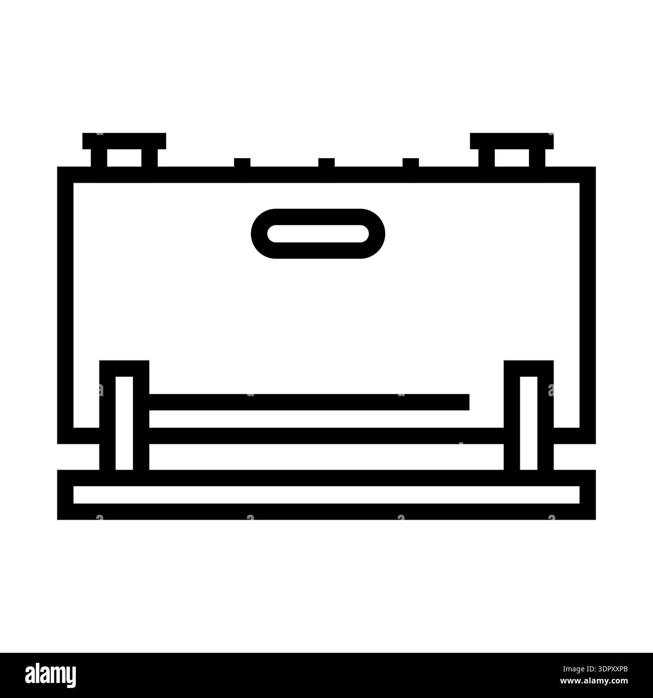 Diesel Storage Tank icon. Factory storage tank sign. Pictogram of ...
