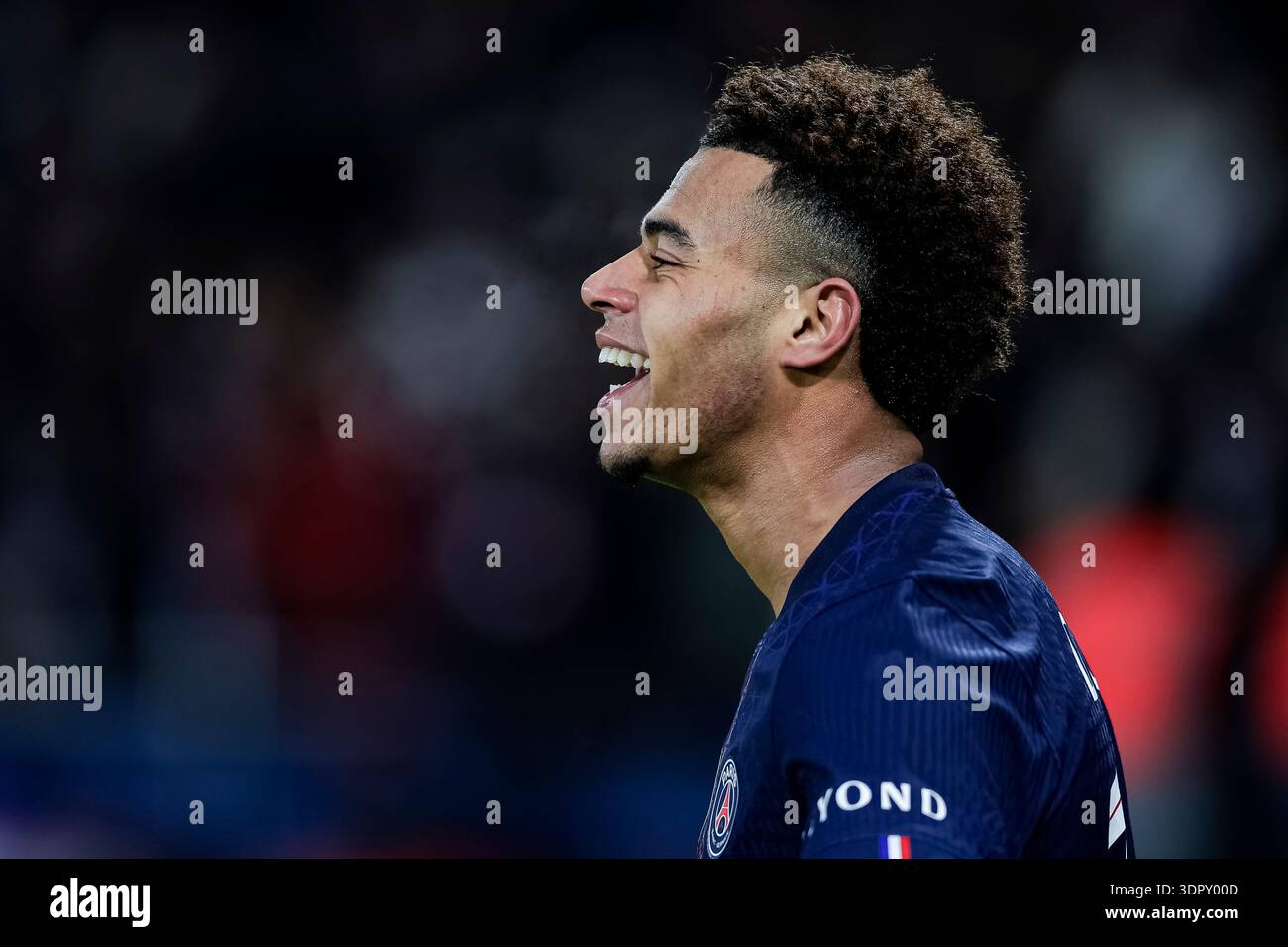 Paris, France - January 4: Désiré Doué of Paris Saint-Germain ...