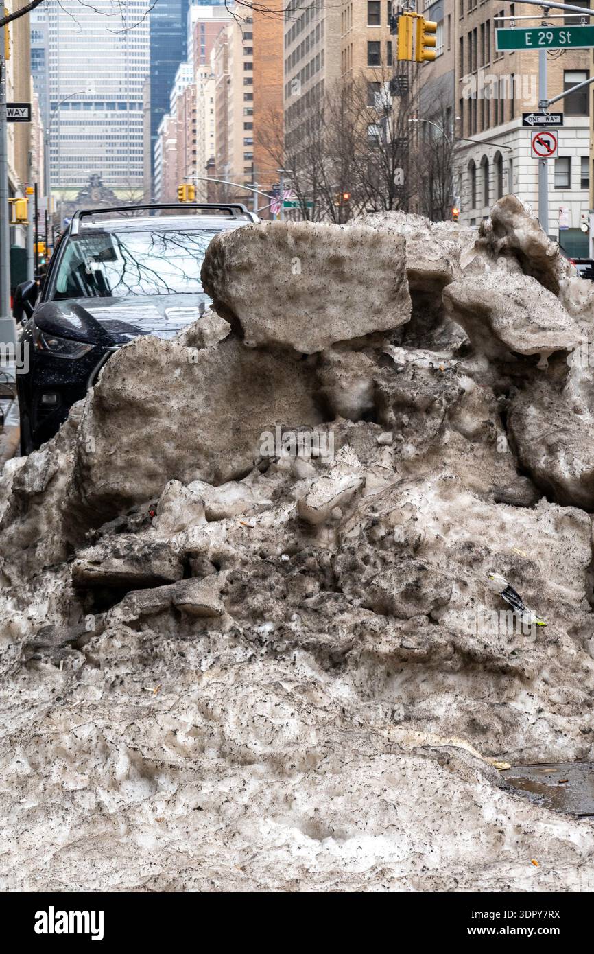Winter Storm Fern dumped snow on 25 January 2026 which still blocks the ...