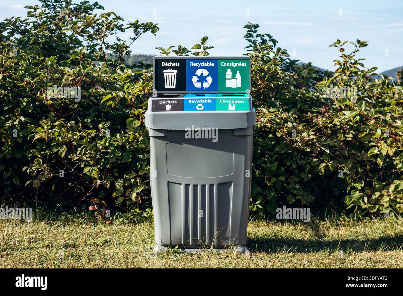 Public waste sorting station hi-res stock photography and images - Alamy