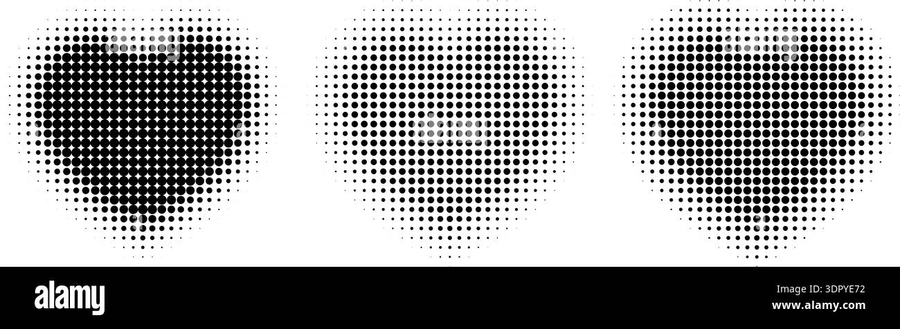 Romantic heart design with halftone dot pattern and gradient effect. Valentines love symbol features retro geometric texture, perfect for digital backgrounds and decorations. Stock Vector