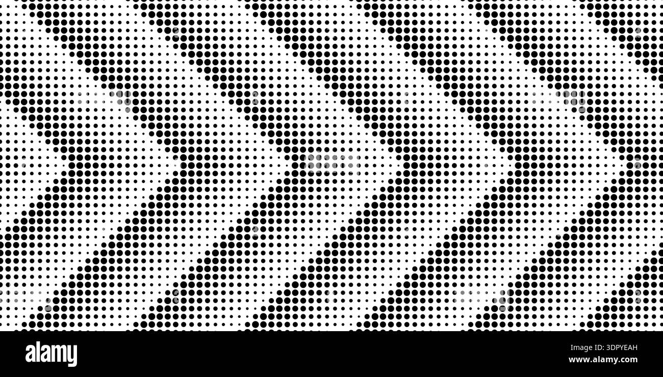 Dynamic arrow pattern with halftone dots and gradient effects creates modern digital background. Bold directional graphics with geometric arrows guide motion forward. Stock Vector