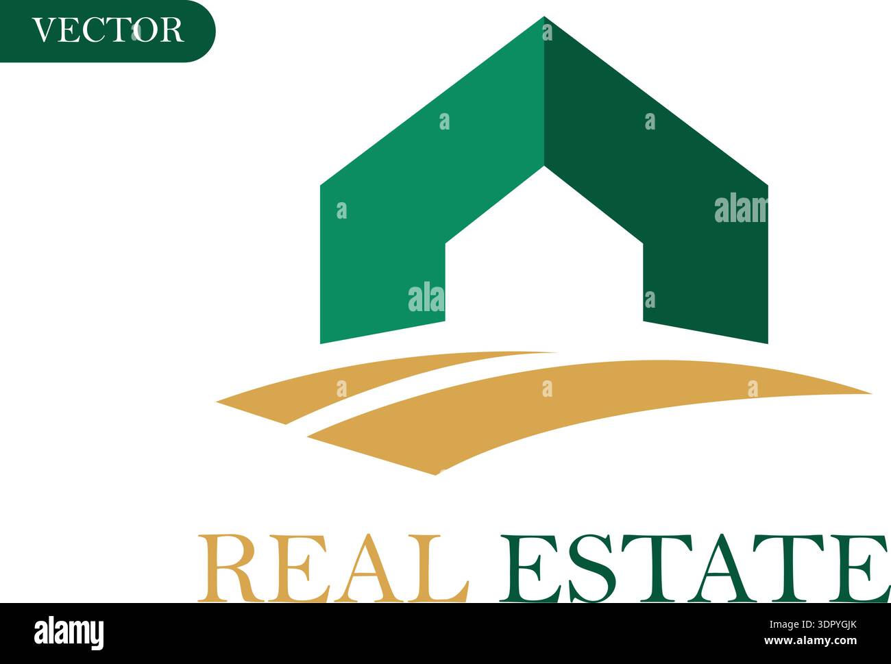 Real Estate Logo Stock Vector