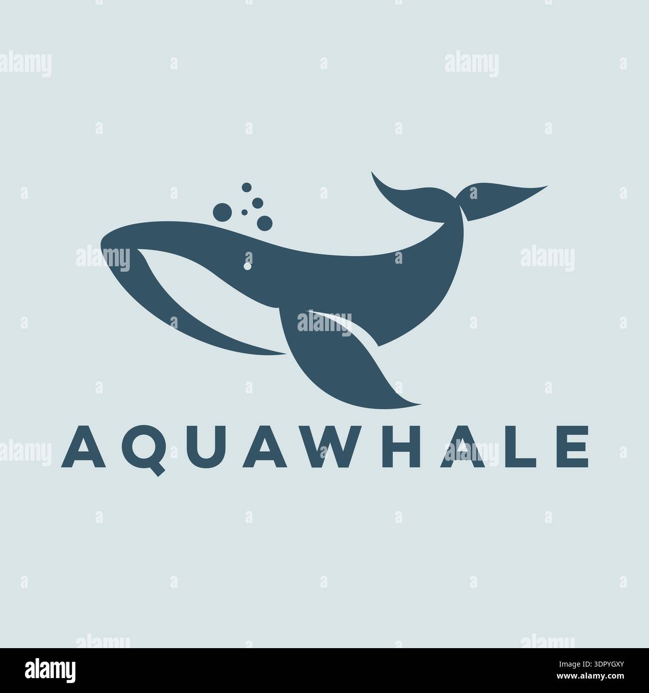 Modern whale logo Stock Vector Image & Art - Alamy